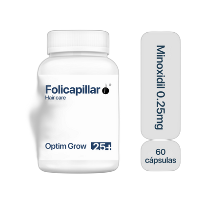 FOLICAPILLAR Minoxidil 0.25mg | 60 cápsulas — tratamiento anticaída de FOLICAPILLAR | comprar en Supiel