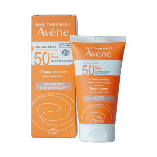 AVENE Crema con color 50+ 50ml (fondo limpio)