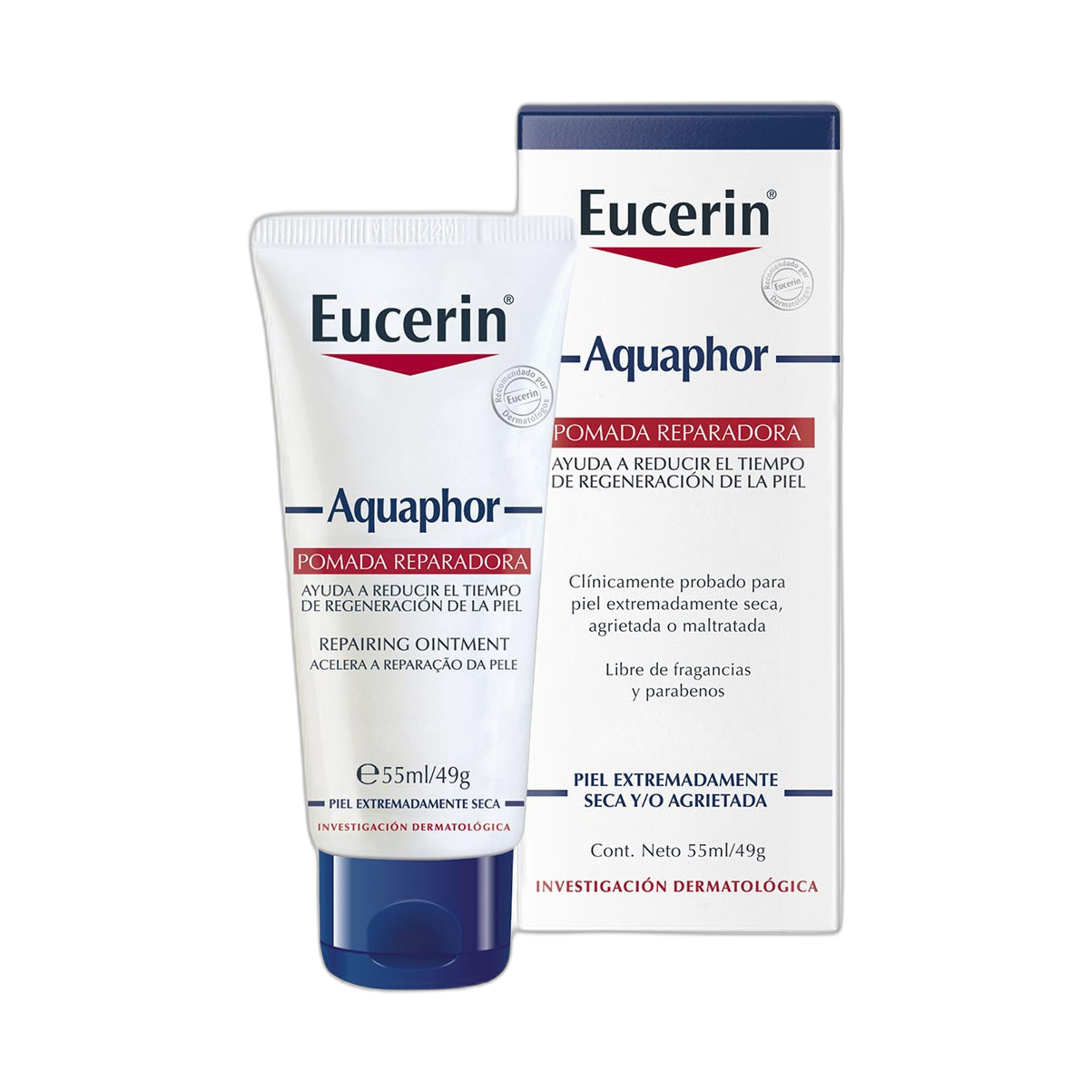 EUCERIN Aquaphor tubo 50ml (fondo limpio)