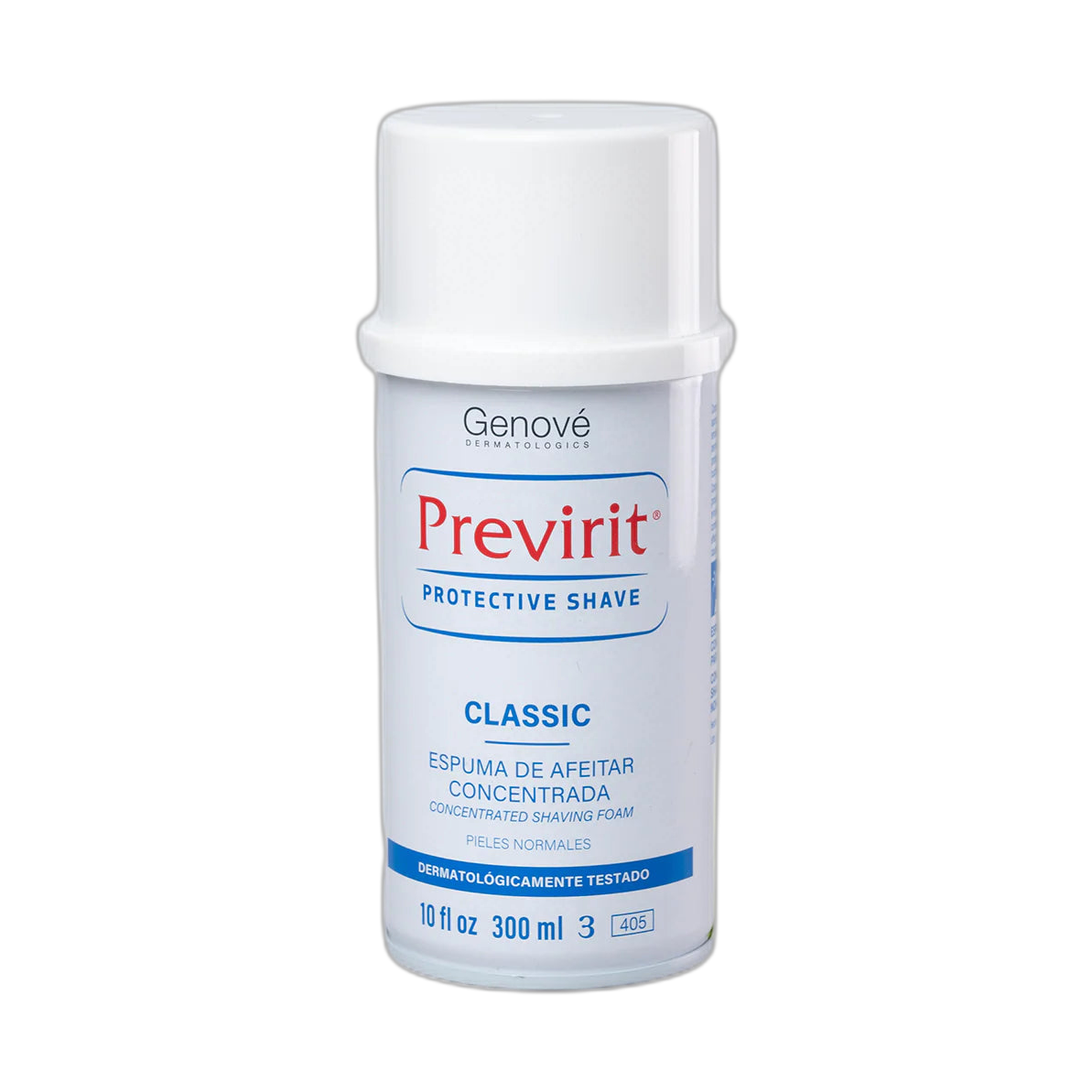 Genové  Previrit Clasica Espuma De afeitar  300 ml. (fondo limpio)