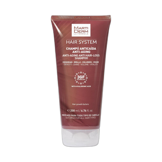 MARTIDERM Hair System champu anticaída 200ml (fondo limpio)
