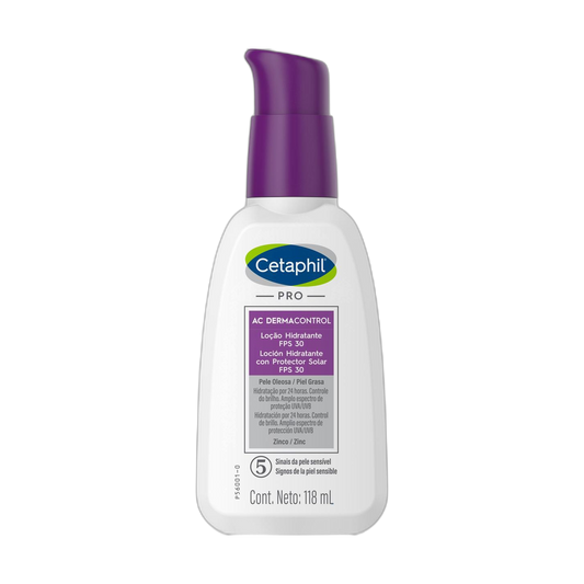 Cetaphil Pro AC control hidratante fps30 118ml (fondo limpio)