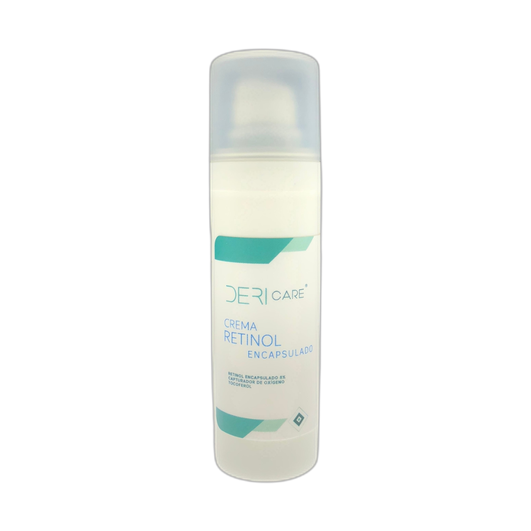 DERICARE Retinol 8% crema encapsulado (fondo limpio)