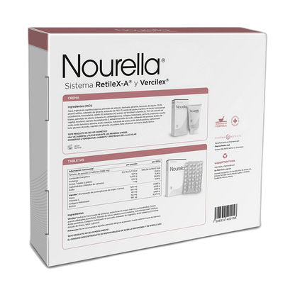NOURELLA Kit - Crema 30ml + Tabletas 60 tabs (fondo limpio)