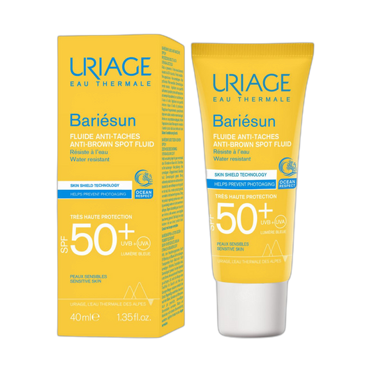 URIAGE Bariesun spf50+ fluido antimanchas 40ml (fondo limpio)