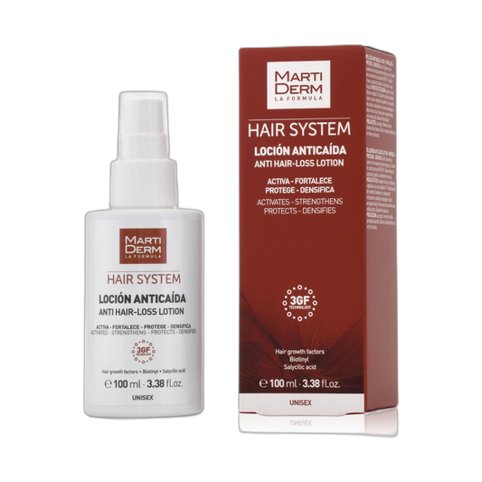 MARTIDERM Hair System loción anticaída 100ml (fondo limpio)