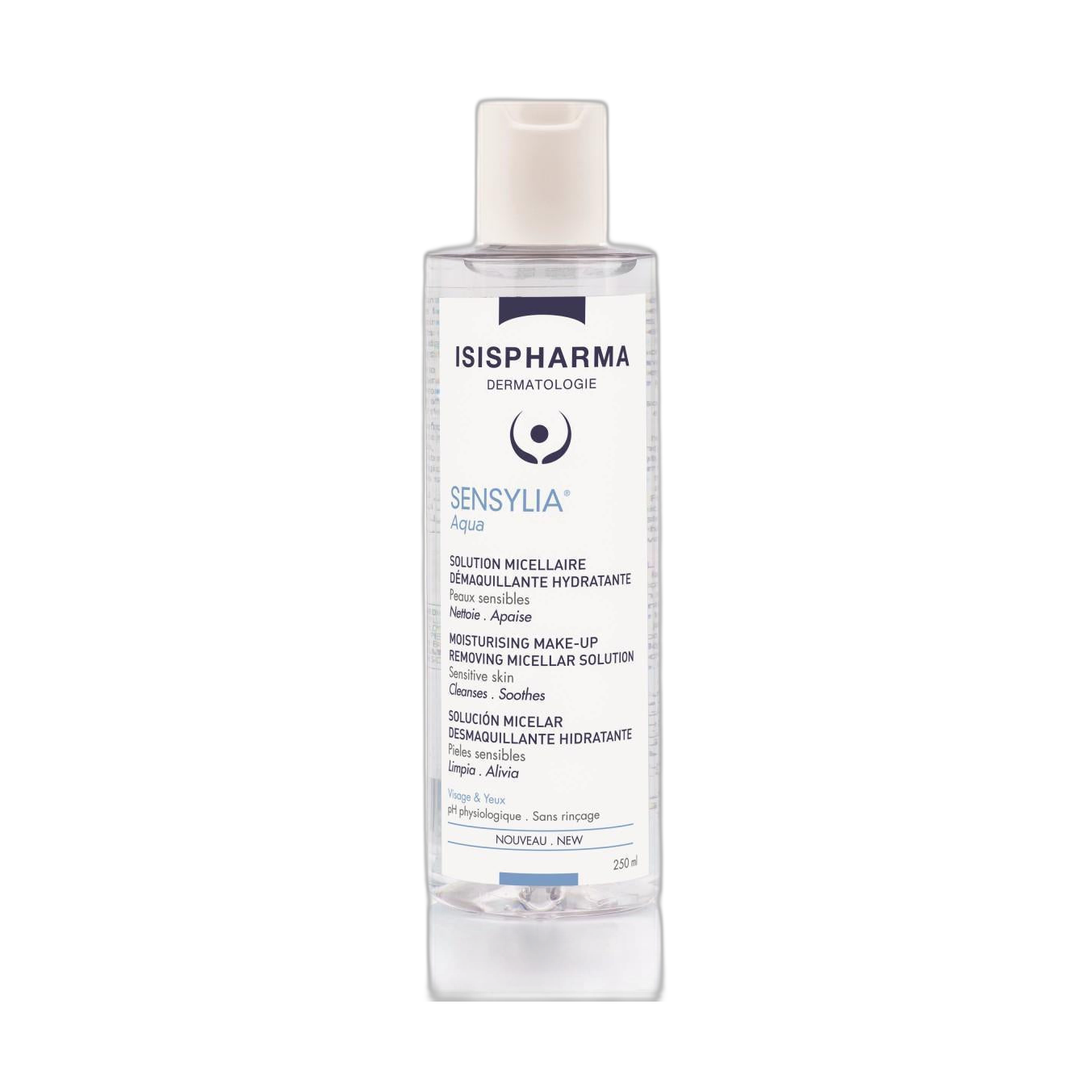 ISISPHARMA SENSYLIA Aqua solución micelar 200ml (fondo limpio)