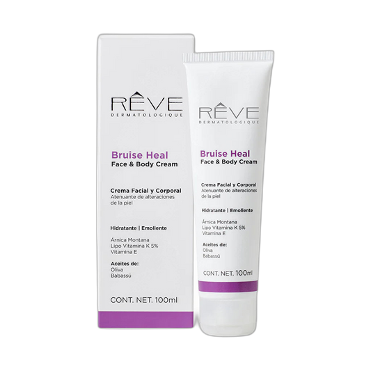 RÉVE Bruise Heal face & body cream 100ml (fondo limpio)
