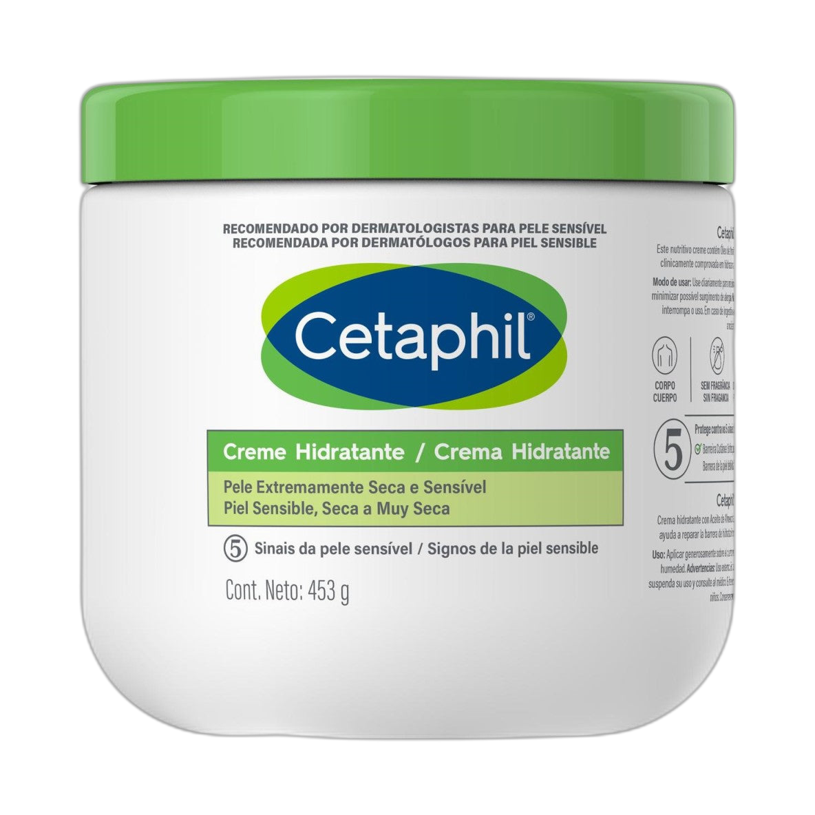 Cetaphil Crema Humectante 453g (fondo limpio)