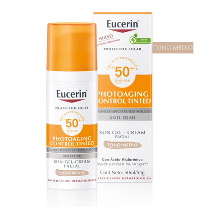 EUCERIN Sun Face Photoaging control tono claro fps50+ 50ml (galeria oficial EUCERIN)