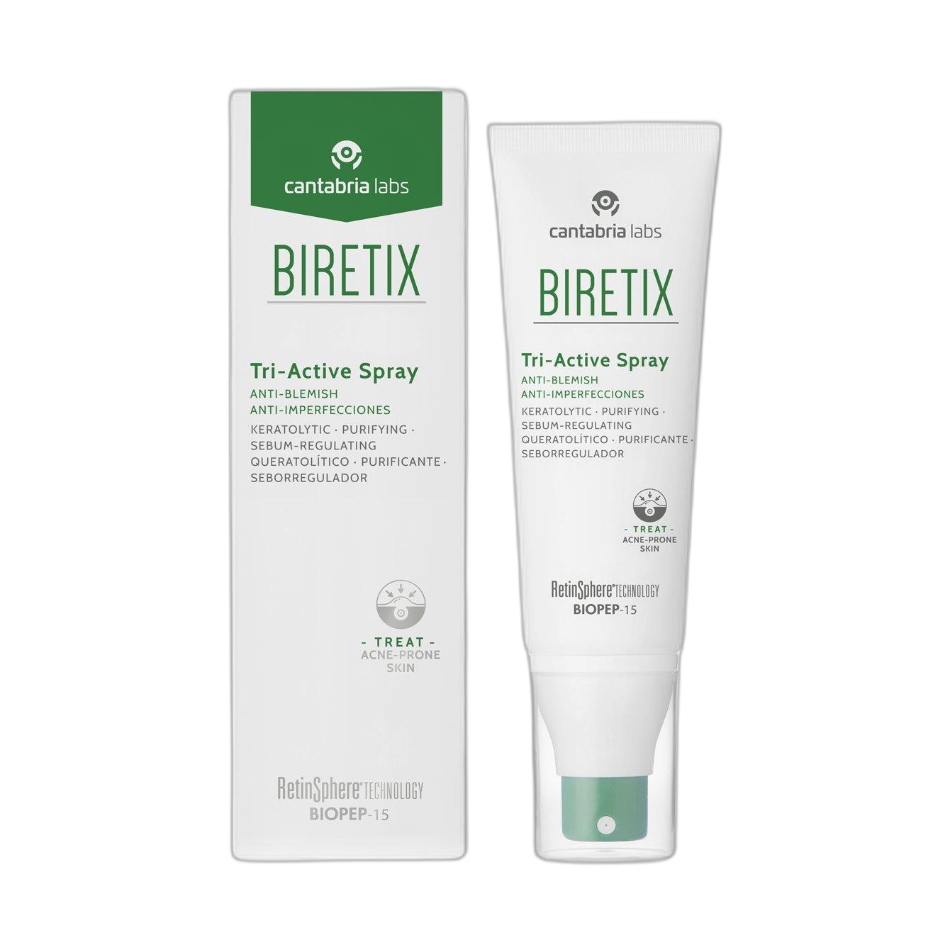 BIRETIX Triactive spray 100ml (fondo limpio)