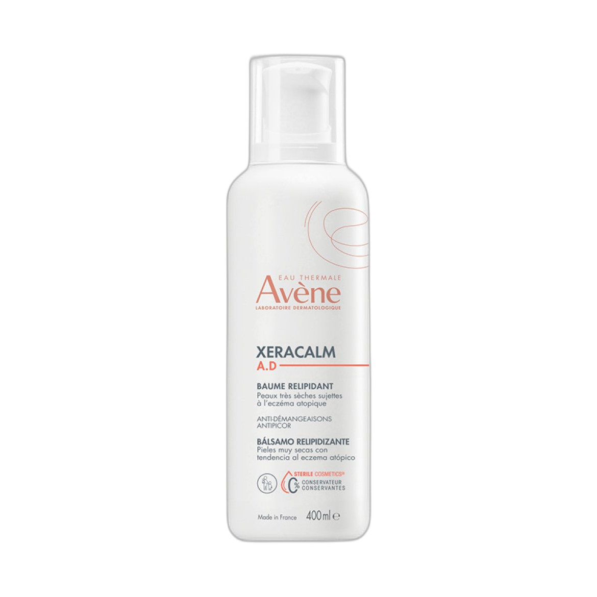 AVENE XERACALM A.D Bálsamo Relipidizante 400ml (fondo limpio)