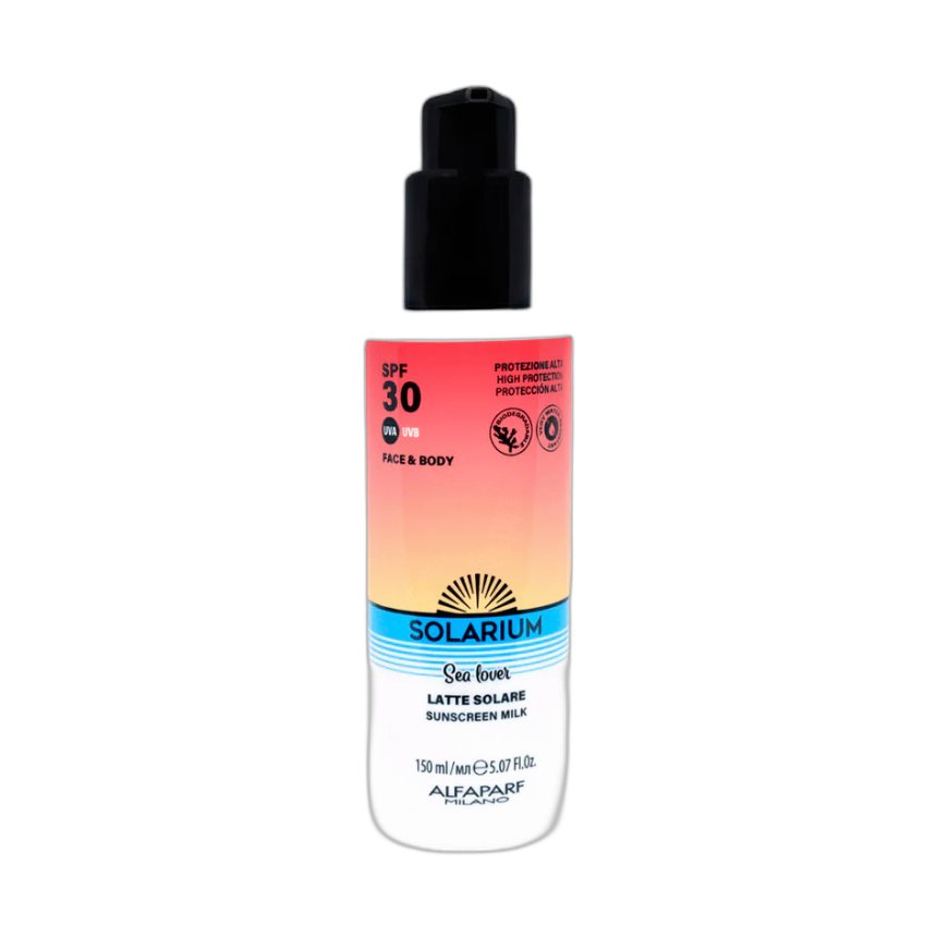 SOLARIUM FPS30 Sunscreen milk 150ml (fondo limpio)