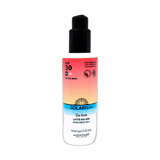 SOLARIUM FPS30 Sunscreen milk 150ml (fondo limpio)