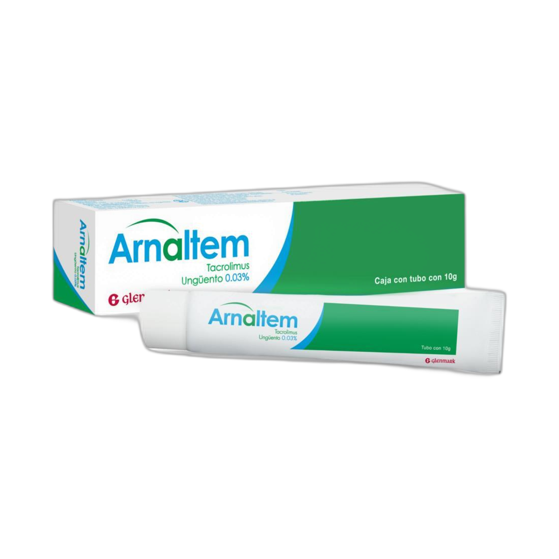 Glenmark Arnaltem Ungüento 0.03% Tubo 10 G (fondo limpio)