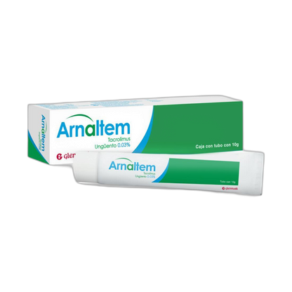 Glenmark Arnaltem Ungüento 0.03% Tubo 10 G (fondo limpio)
