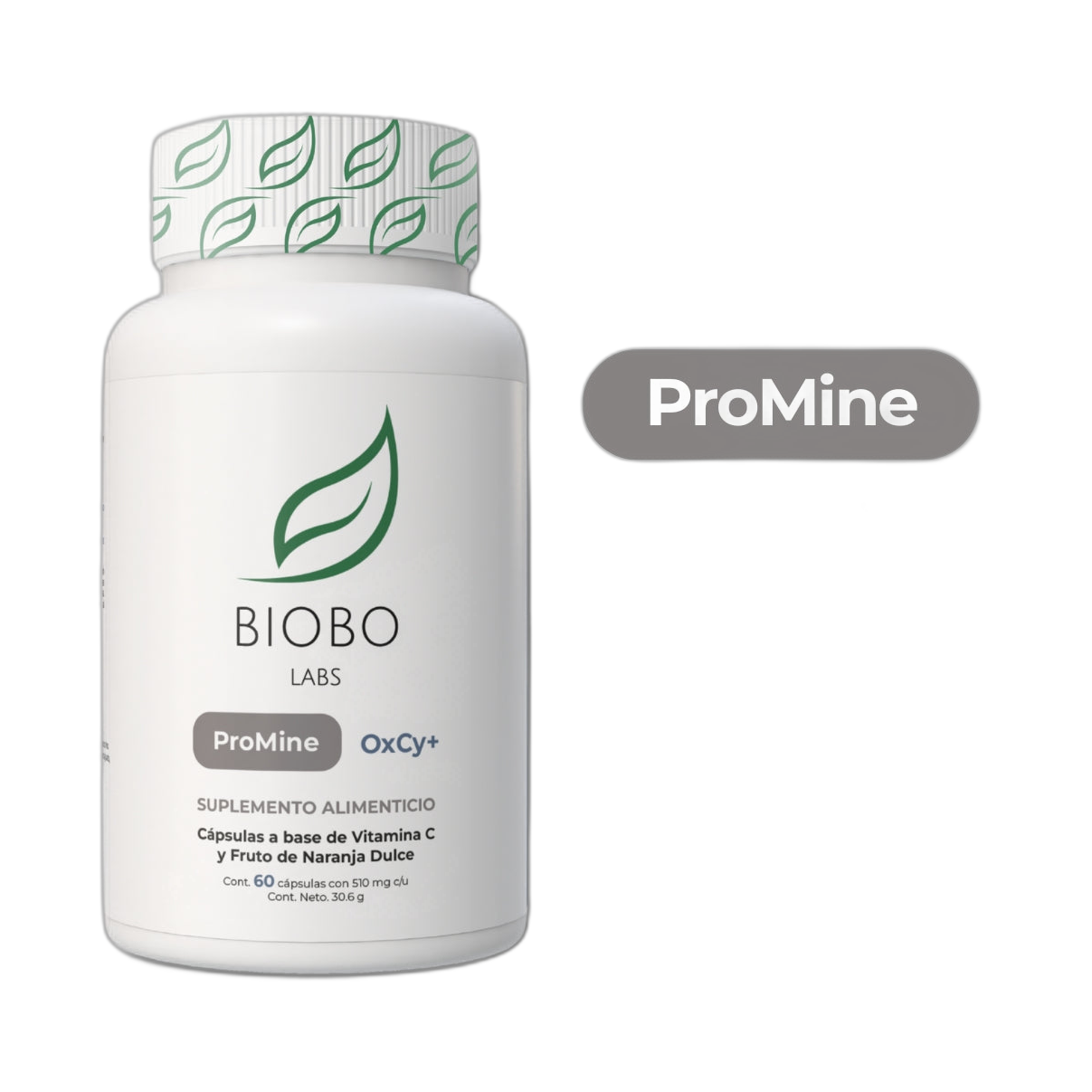 BIOBO LABS promine oxcy+ 60caps (fondo limpio)