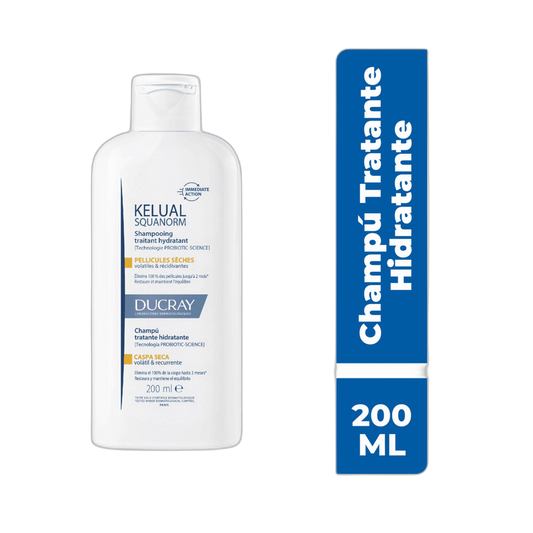 DUCRAY Squanorm shampoo caspa seca 200ml (fondo limpio)