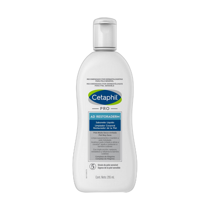 Cetaphil Pro AD control limpiador corporal 295ml (fondo limpio)