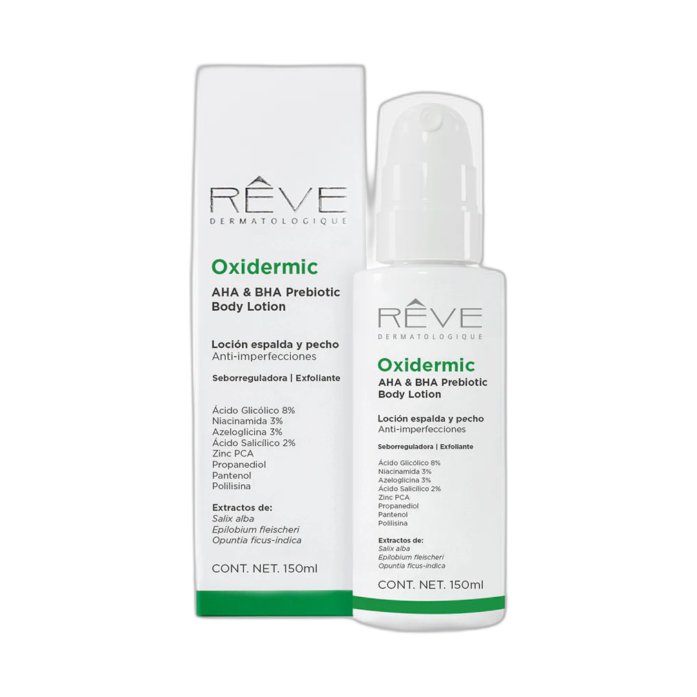 RÉVE Oxidermic prebiotic body lotion 150ml (fondo limpio)