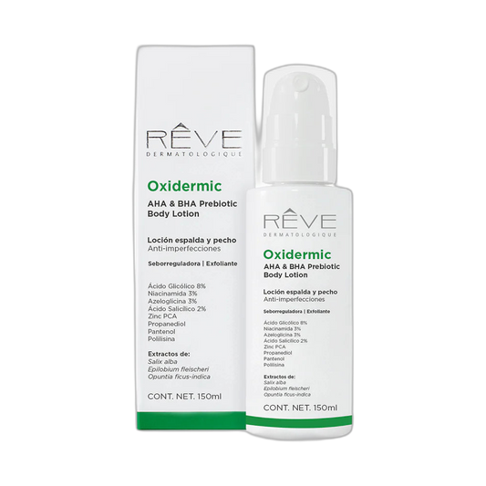 RÉVE Oxidermic prebiotic body lotion 150ml (fondo limpio)
