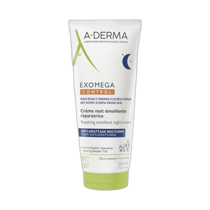 ADERMA Exomega Control Crema De Noche 200Ml (fondo limpio)