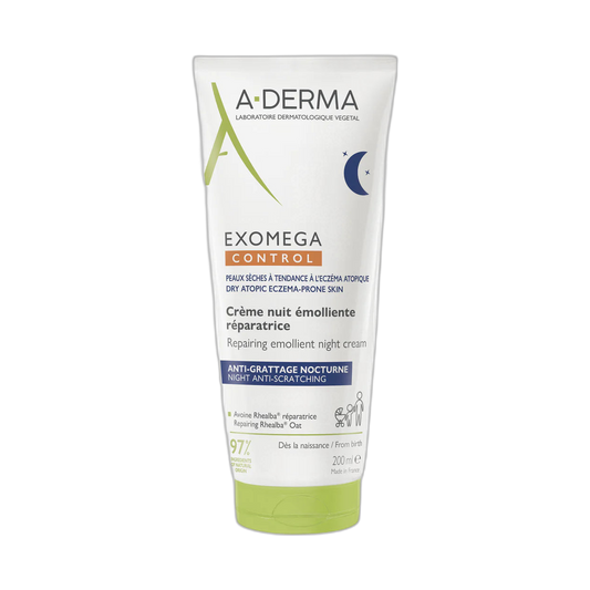 ADERMA Exomega Control Crema De Noche 200Ml (fondo limpio)