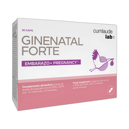 Cumlaude lab Ginenatal Forte 30caps (fondo limpio)