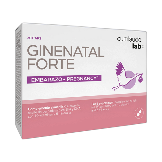 Cumlaude lab Ginenatal Forte 30caps (fondo limpio)