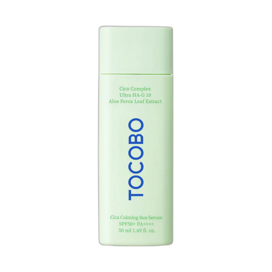 TOCOBO CICA calming sun serum SPF50+ PA++++ 50ml (fondo limpio)
