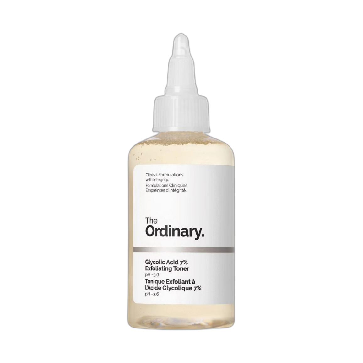 The Ordinary Tónico Exfoliante Glycolic Acid 7% 100ml (fondo limpio)