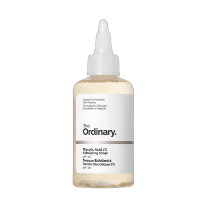 The Ordinary Tónico Exfoliante Glycolic Acid 7% 100ml (fondo limpio)