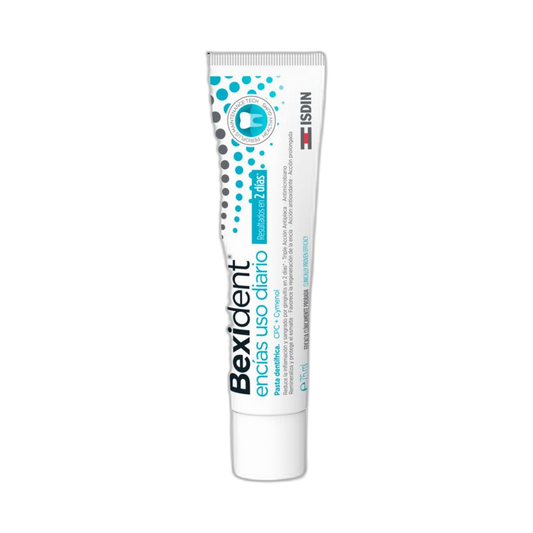 ISDIN Bexident encías uso diario pasta 75ml (fondo limpio)