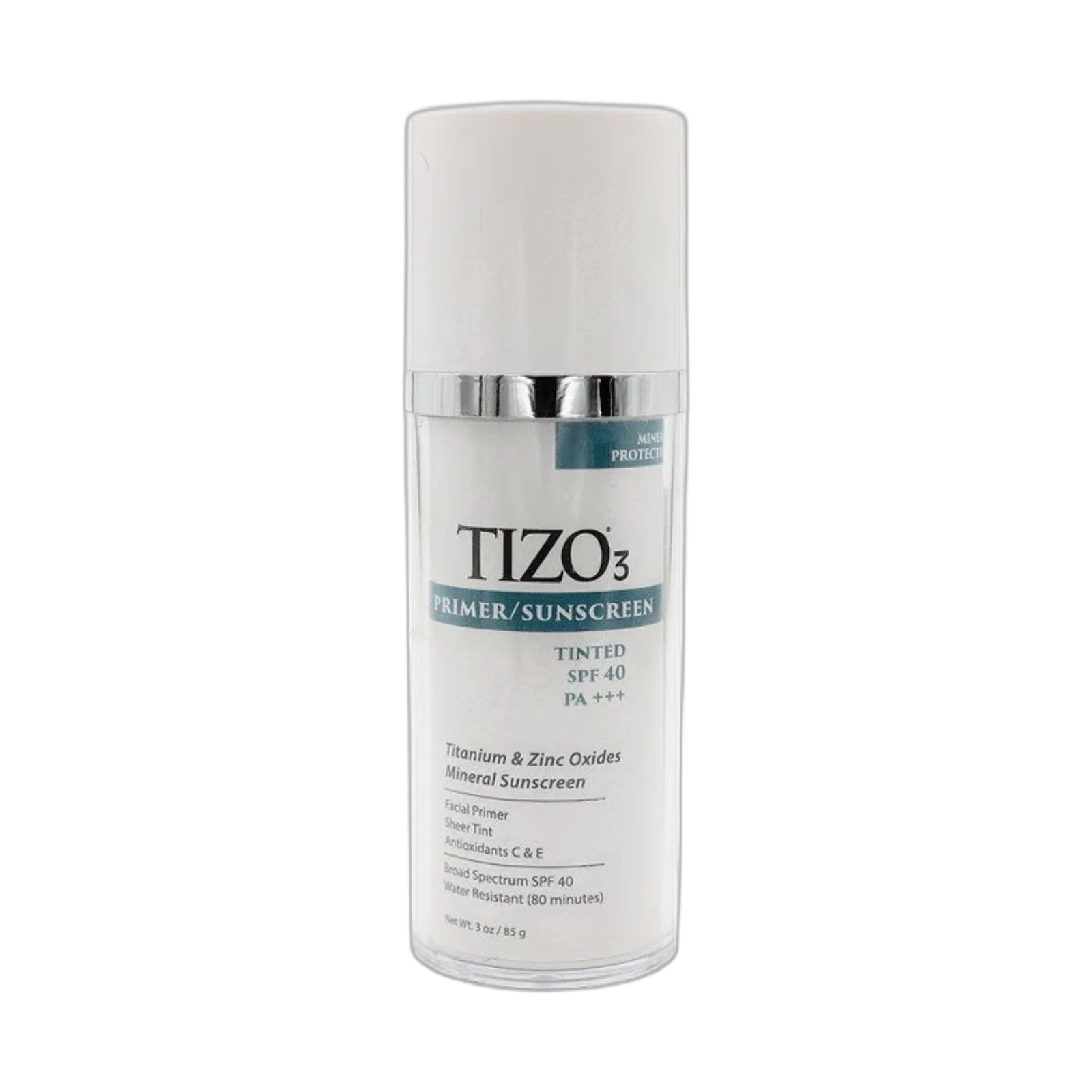 TIZO 3 SPF 40 (FÍSICO) Facial Mineral Fusion. 85 g Profesional (fondo limpio)
