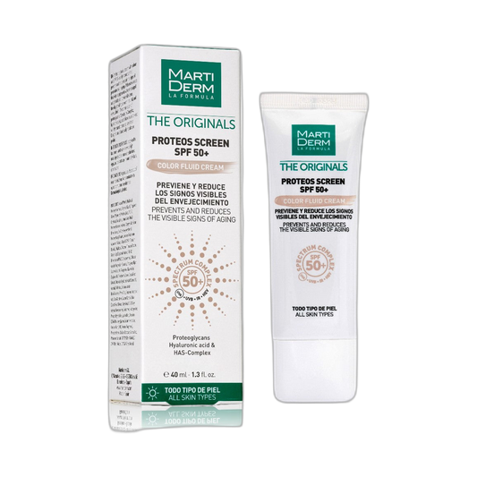 MARTIDERM The Originals Proteos screen spf50+ con color 40ml (fondo limpio)