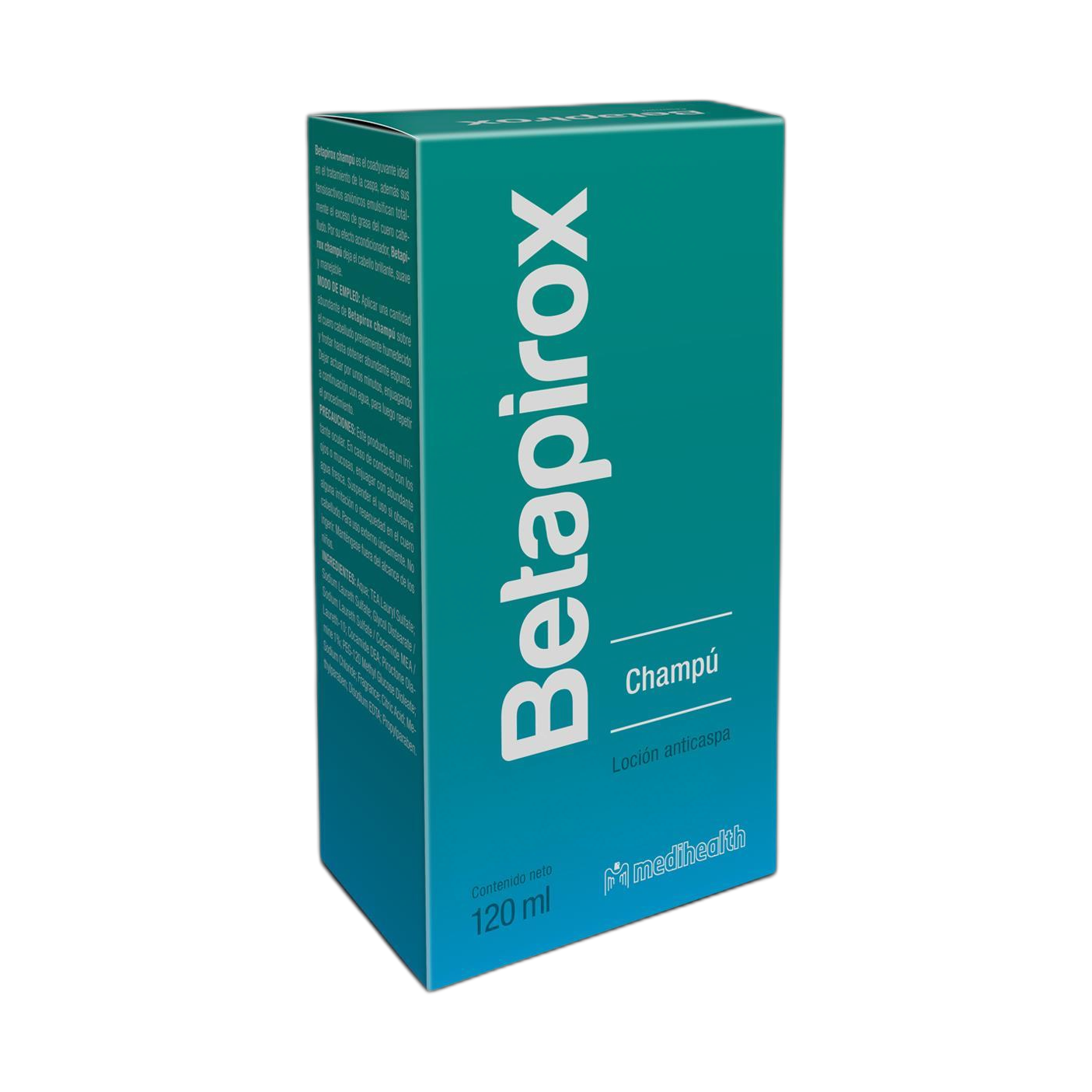 BETAPIROX Shampoo 120ml (fondo limpio)