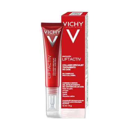 VICHY Liftactiv collgen ojos 15ml (fondo limpio)