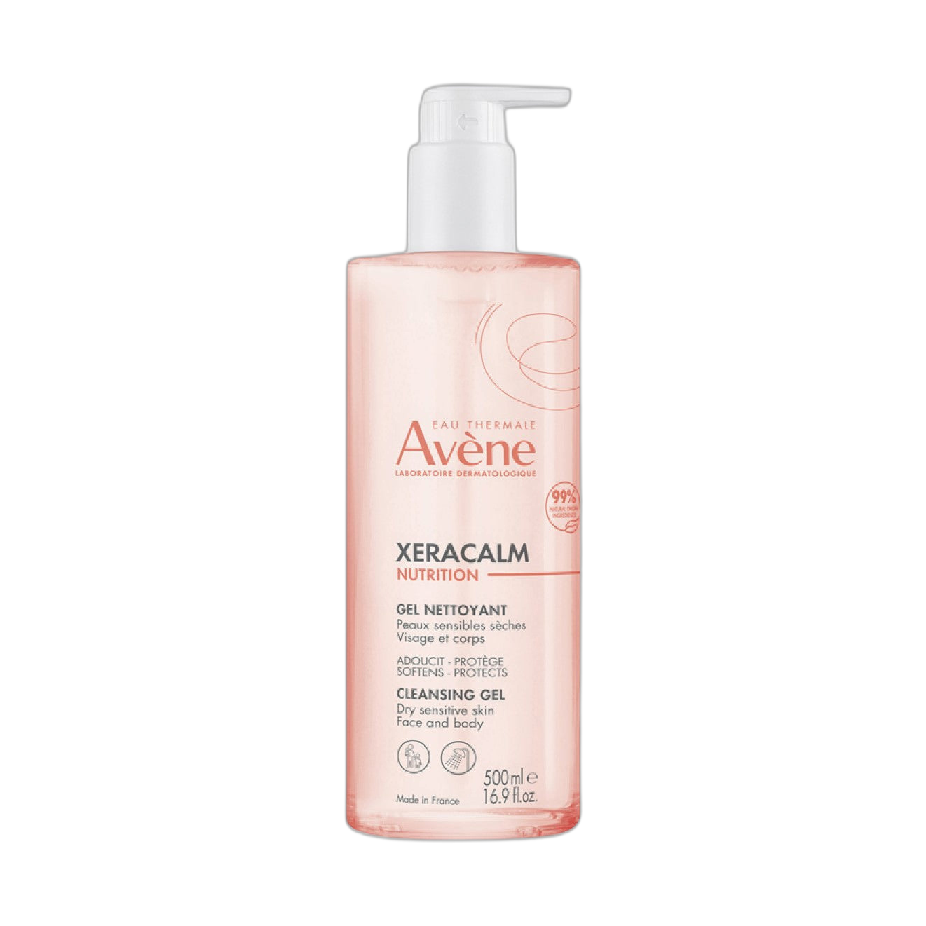 AVENE XERACALM Nutrition Gel 500ml (fondo limpio)