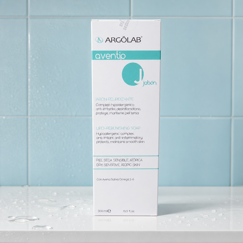 ARGOLAB Aventip jabón líquido 300ml — foto de ambiente jabón líquido de manos | Supiel