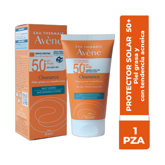 AVENE CLEANANCE Protector solar FPS50 50ml (fondo limpio)
