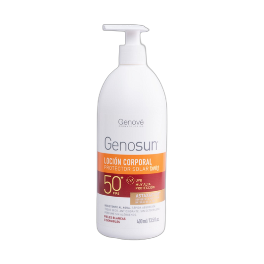 GENOVÉ Genosun loción corporal  family 400ml (fondo limpio)