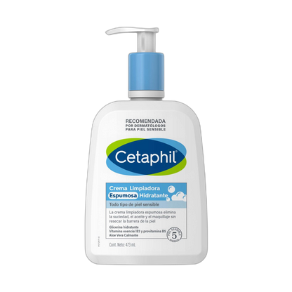 Cetaphil Crema Limp Espumosa Hidratante 473ml (fondo limpio)