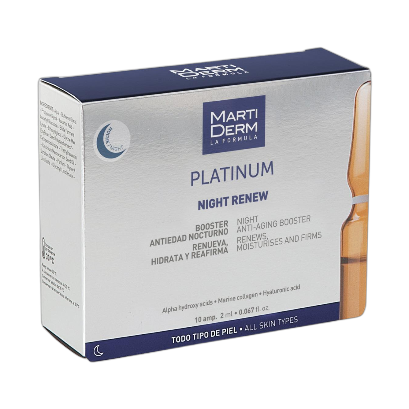 MARTIDERM Night renew 10amp (fondo limpio)