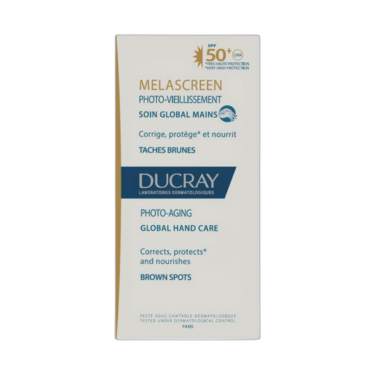 DUCRAY Melascreen anti fotoenvejecimiento spf50+ 50ml (fondo limpio)