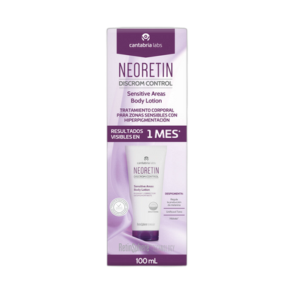 NEORETIN DC Sensitive areas body lotion 100ml (fondo limpio)