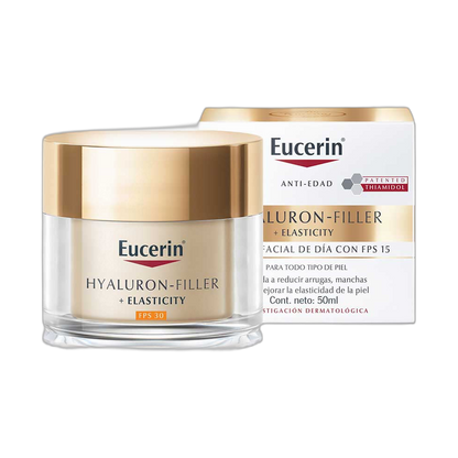 EUCERIN Hyaluron Filler+Elasticity crema de día 50ml (fondo limpio)