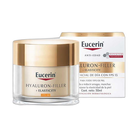 EUCERIN Hyaluron Filler+Elasticity crema de día 50ml (fondo limpio)