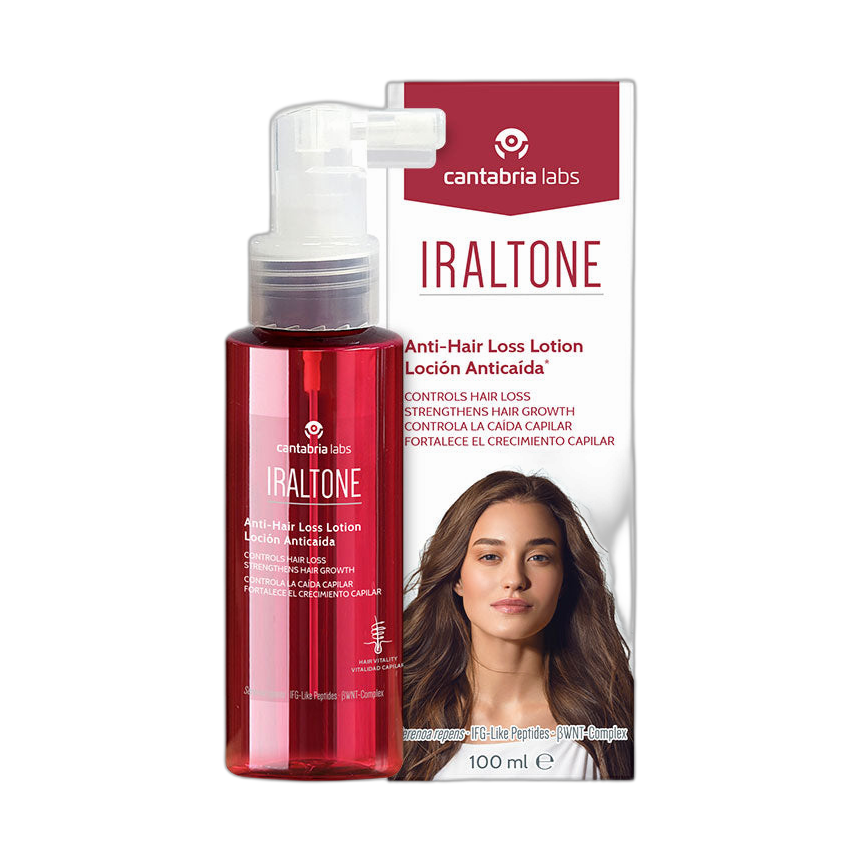 IRALTONE Loción anticaída 100ml (fondo limpio)