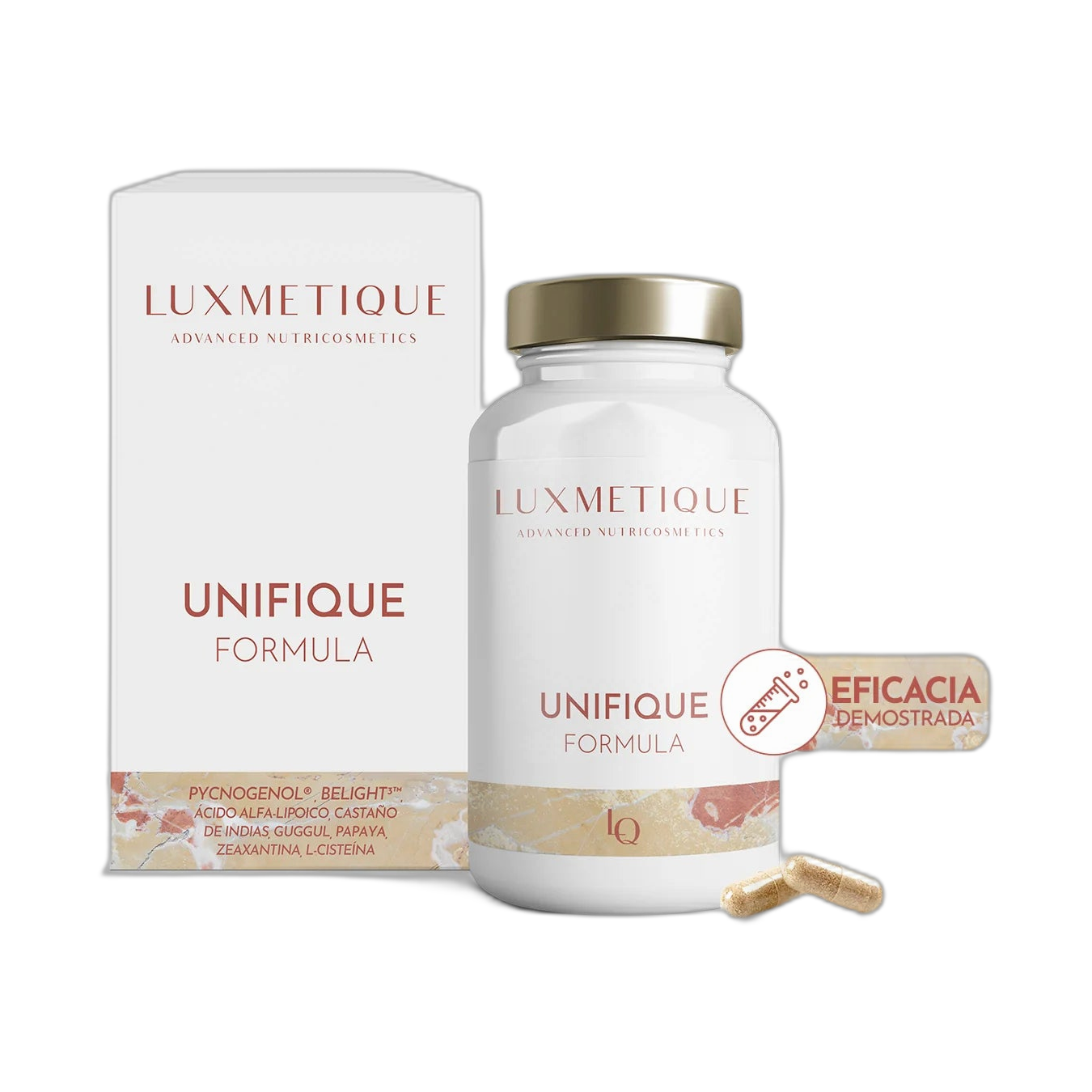 LUXMETIQUE Unifique formula 60caps (fondo limpio)