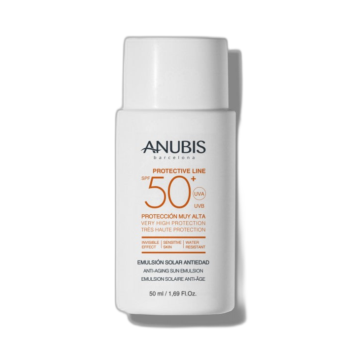 ANUBIS Anti-aging sun emulsion spf50+ 50ml (fondo limpio)